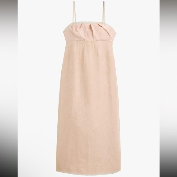Zara Limited Edition Blush Dress Mixed Organza - Picture 1 of 10